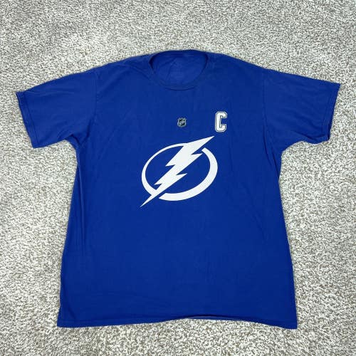 Tampa Bay Lightning Shirt Mens XL Blue NHL Hockey Fanatics Stamkos 91 Tee Sports