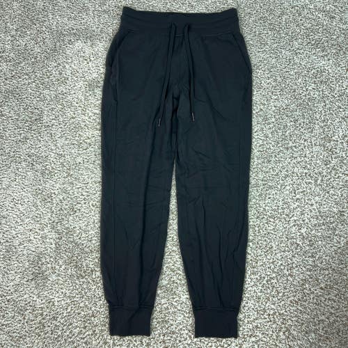 Lululemon Pants Womens 6 Black High Rise Jogger Sweatpants Pockets Ready to Rulu
