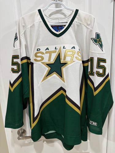Dallas Stars CCM Langenbrunner hockey jersey