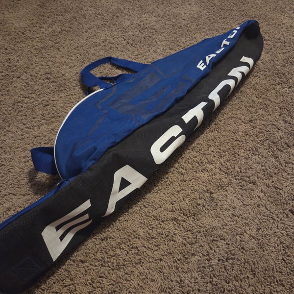 Easton Bat Bag Blue/Black/Whie. Nice shape holds 2 bats, cleats, gloves, helmet