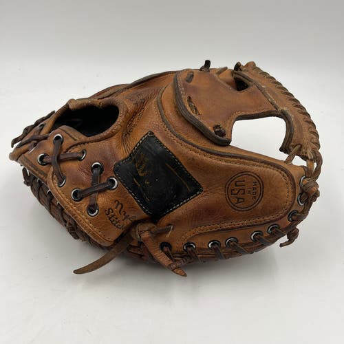 Vintage Wilson Made in USA Catchers Mitt Baseball Glove