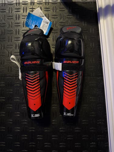 Youth Bauer X 9" Shin Pads (New)