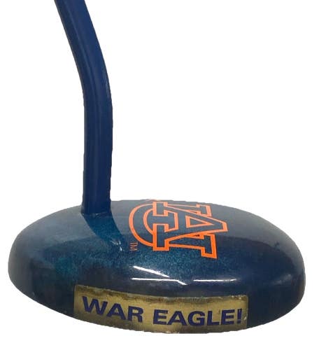 Auburn University War Eagle Mallet Putter Linkswalker 35" RH Nice Pistol Grip HC