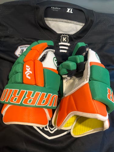Custom Irish Warrior Franchise Gloves 14" Pro Stock (Used)