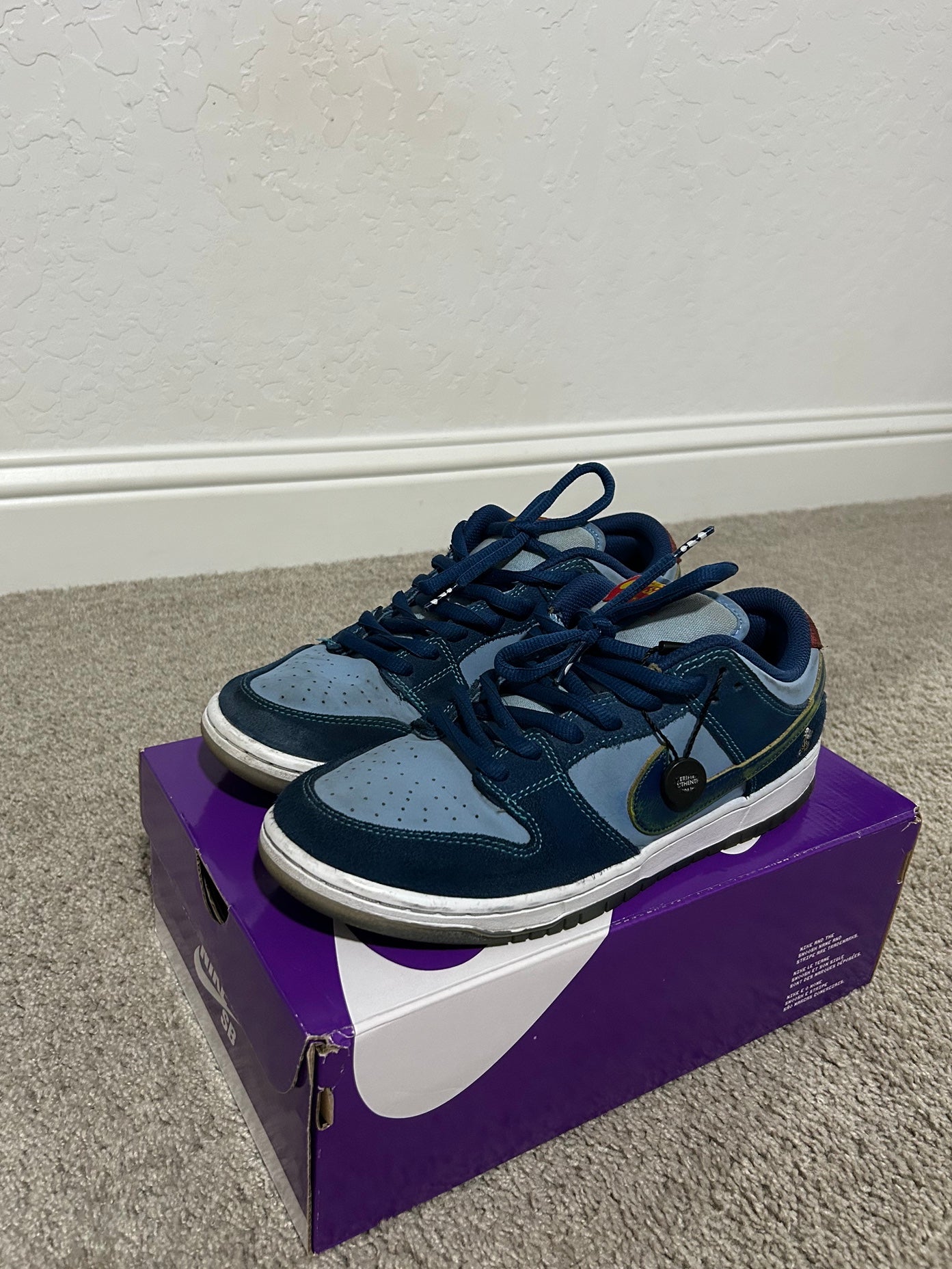 Size 9 - Nike Dunk Low White Light Smoke Grey (MENS) HF5441 