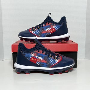 Kid's 4Y (Big Kids / Youth) Youth Under Armour Harper 9 Molded Cleats USA (New) 3027606-400