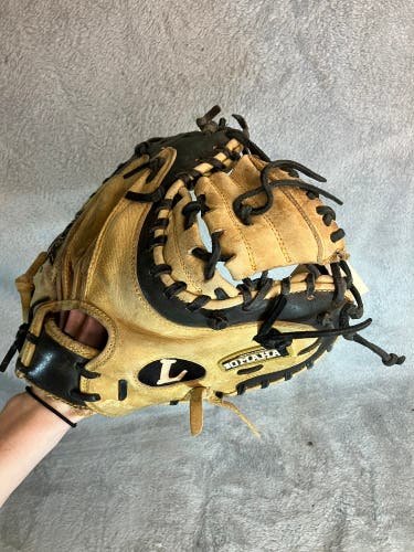 Brown Louisville Slugger Omaha RH Catcher's Baseball Glove 33" (Used)