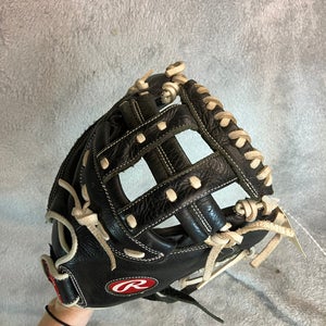 Black Rawlings Storm RH Catcher's Softball Glove 32.5" (Used)