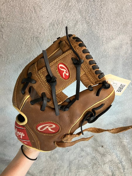 Brown Rawlings Premium Series RH Infield Baseball Glove 11.5" (Used)