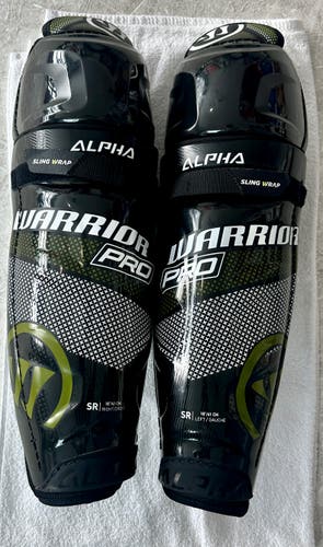 Senior Warrior Alpha DX Pro 16" Shin Pads (New)