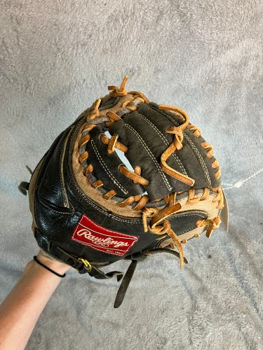 Black Rawlings Renegade RH Catcher's Baseball Glove 31" (Used)