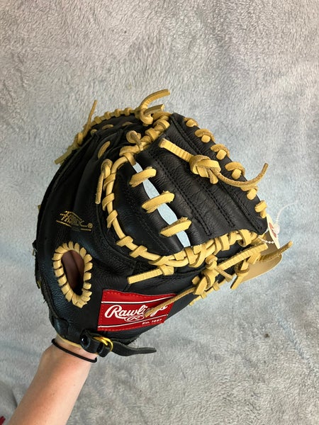 Black Rawlings Highlight Series RH Catcher's Baseball Glove 31.5" (Used)