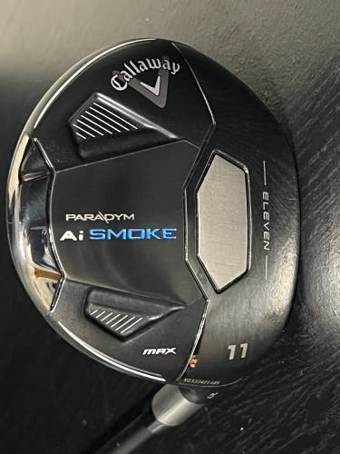 Callaway Paradym Ai Smoke Max 11 Fairway Wood 27* RH 41" Cypher 5.0 50g Senior