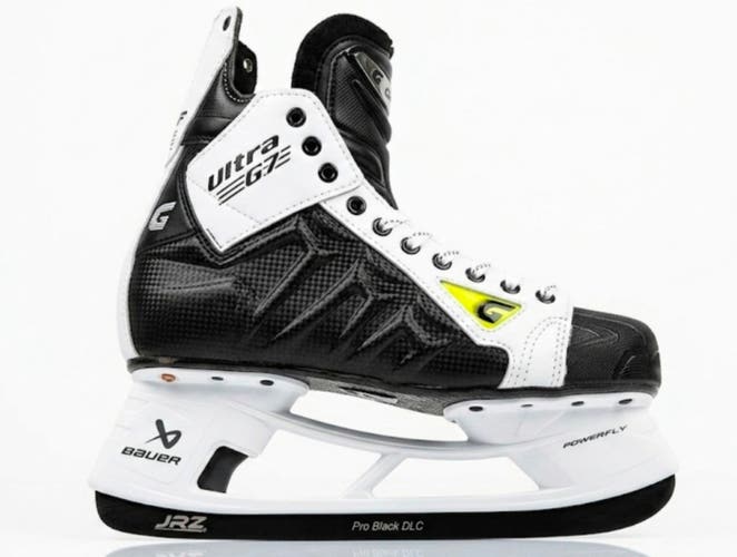 One of a kind!! Black/White 2026 Graf Ultra G7 Hockey Skates Wide Width Pro Stock 7.5 (New)