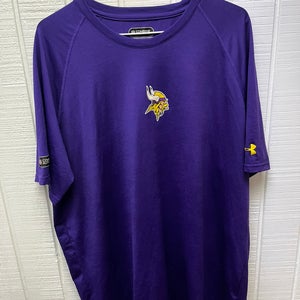Under Armour NFL Minnesota Vikings Men’s XL Combine Authentic Purple SS Tee