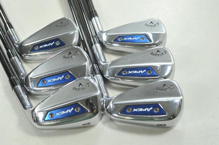 Callaway Apex Ai150 6-PW,AW Iron Set Stiff Flex Right MMT 105g Graphite # 212608
