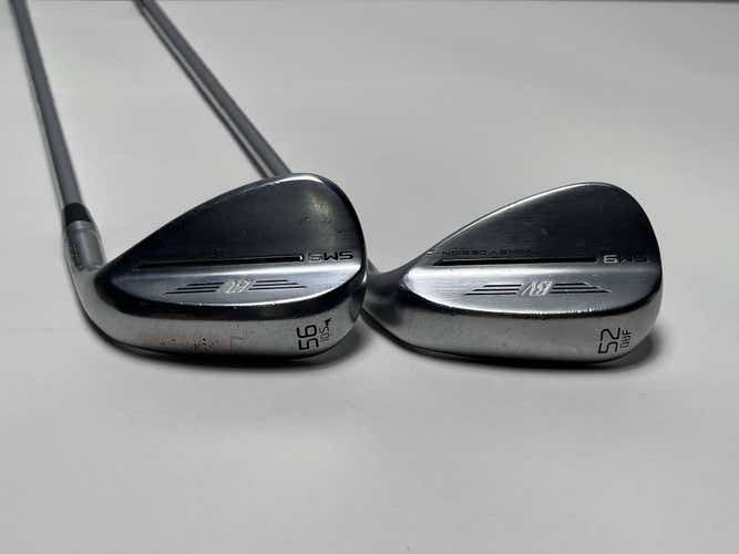 Titleist Vokey SM9 Tour Chrome Wedge Set 52* 8 56* 10 Wedge Steel Mens RH