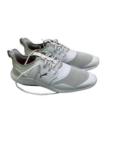 Used Puma Mens Golf Shoes White Senior 10 11347-S000267458