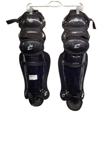 Used Champro AIR TECH Catchers Leg Guards Black Intermed 11347-S000267387