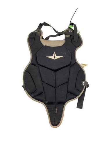 Used All Star CHEST PROTECTOR SIZE 9-12 Catchers Chest Protector Black Junior 11347-S000267381