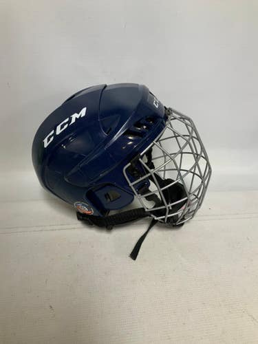 Used CCM FL40 Helmet Cage Combo Navy Blue LG 11823-S000038543