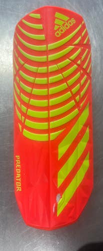 Used Adidas Soccer Shin Guards Adult Orange Senior 11497-S000157127