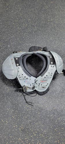 Used Schutt Y FLEX FB Shoulder Pads Grey MD 11497-S000157112