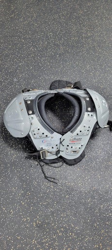 Used Schutt Y FLEX FB Shoulder Pads Grey MD 11497-S000157112