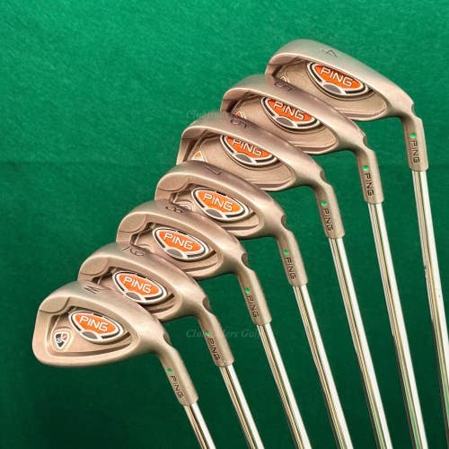 Ping G10/i10 Green Dot Combo 4-PW Iron Set Ping Cushin AWT Steel Regular