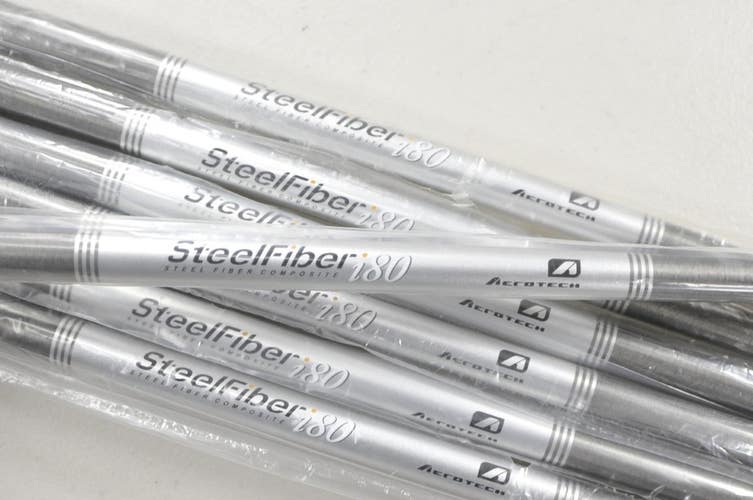 Aerotech SteelFiber 80 Stiff Flex 7pc Iron Shaft Set Parallel Tip .370" # 215239