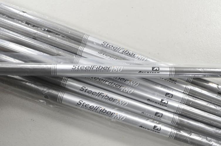 Aerotech SteelFiber 80g Stiff Flex 7pc Iron Shaft Set 4-PW .355  # 215243