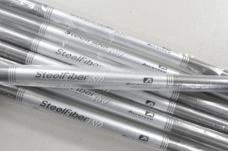 Aerotech SteelFiber 80 Senior Flex 7pc Iron Shaft Set Parallel Tip .370" #215237