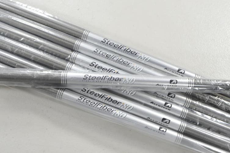Aerotech SteelFiber 80 Stiff Flex 7pc Iron Shaft Set 4-PW .355 Tip  # 215242