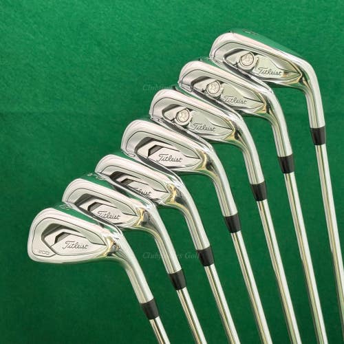 Titleist T200 Forged 2019 5-GW Iron Set True Temper AMT Black S300 Steel Stiff