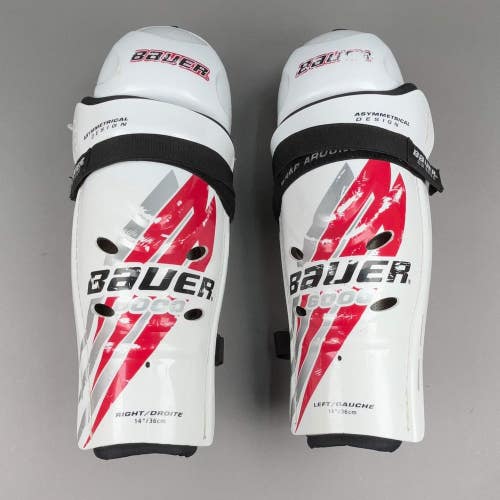 Bauer 6000 Intermediate 14" Hockey Shin Guards