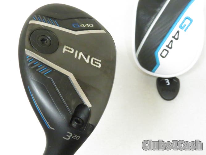PING G440 Hybrid 20 3H Aldila Rogue Black 95 Tour X-Flex with a Cover