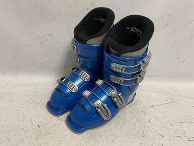 Used Lange TEAM 60 Boys DH Ski Boot Royal Blue 215 MP - J03 11855-S000202123