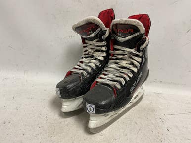 Used Bauer VAPOR X4 Junior Hockey Skate White/Black/Red Junior 02 11855-S000202091