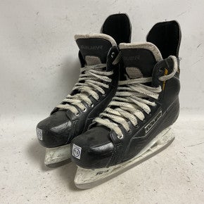 Used Bauer SUPREME 150 Senior Hockey Skate White/Black/Yellow Senior 9.5 11855-S000202090