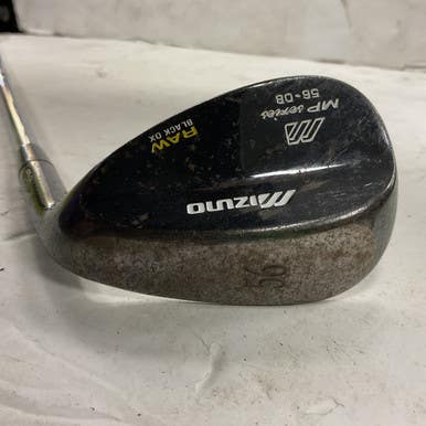 Used Mizuno MP SERIES 56-08 RAW BLACK OX Golf Wedge Mens RH 56 Degree 11855-S000202051