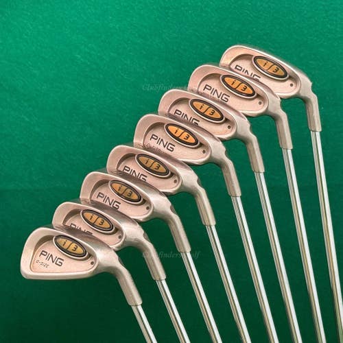 Ping i3 O-Size Black Dot 3-PW Iron Set Ping Cushin JZ Steel Stiff