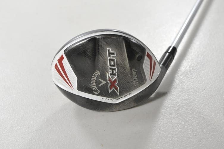 LEFT HAND Callaway X Hot 3Deep Pro 13* Fairway Wood Stiff Flex Graphite # 215655