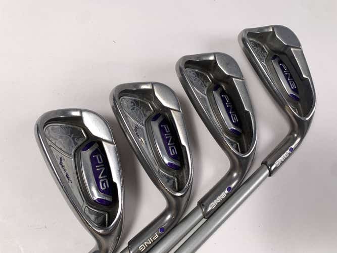 Ping Serene Iron Set 7-PW Purple Dot 1.5* Flat ULT 210 Ladies Graphite Womens RH