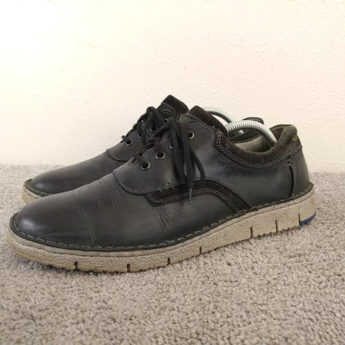 Josef Seibel Ruben Sneakers Mens Size 43 EU Shoes Low Top Black Leather Lace Up