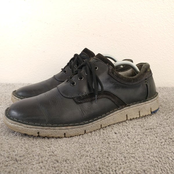 Josef Seibel Ruben Sneakers Mens Size 43 EU Shoes Low Top Black Leather Lace Up