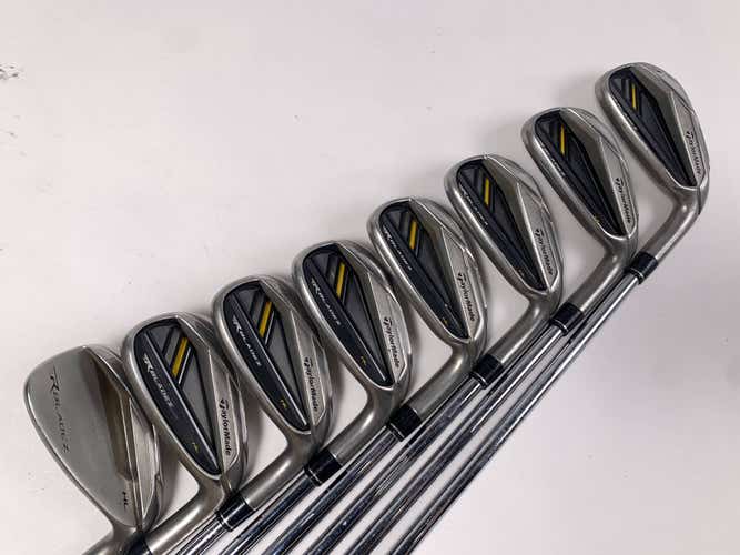 TaylorMade RocketBladez HL Iron Set 4-PW+AW RocketFuel 85g Stiff Steel RH +1/2"