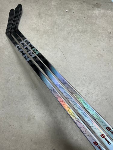 3 PACK - 65 Flex P28 Senior CCM Jetspeed FT8 Pro Right Hand Hockey Stick Pro Stock (New)