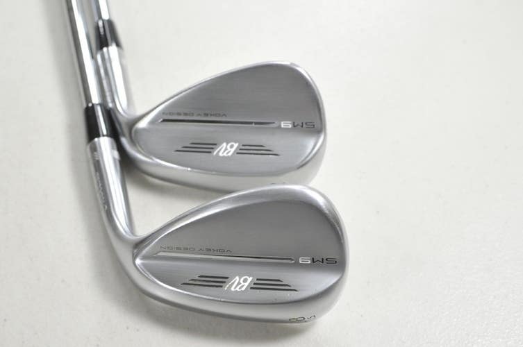 Titleist Vokey SM9 Tour Chrome 52*, 58* Wedge Set RH BV Wedge Flex Steel #215969