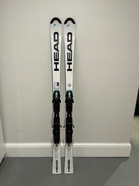 Unisex 2024 HEAD e-SL Rebels Team 150 cm Racing Skis With Bindings Max Din 11 (Used)