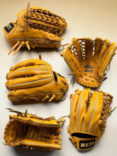 Zett Pro Model RH Outfield Baseball Glove 12.75" (Used)